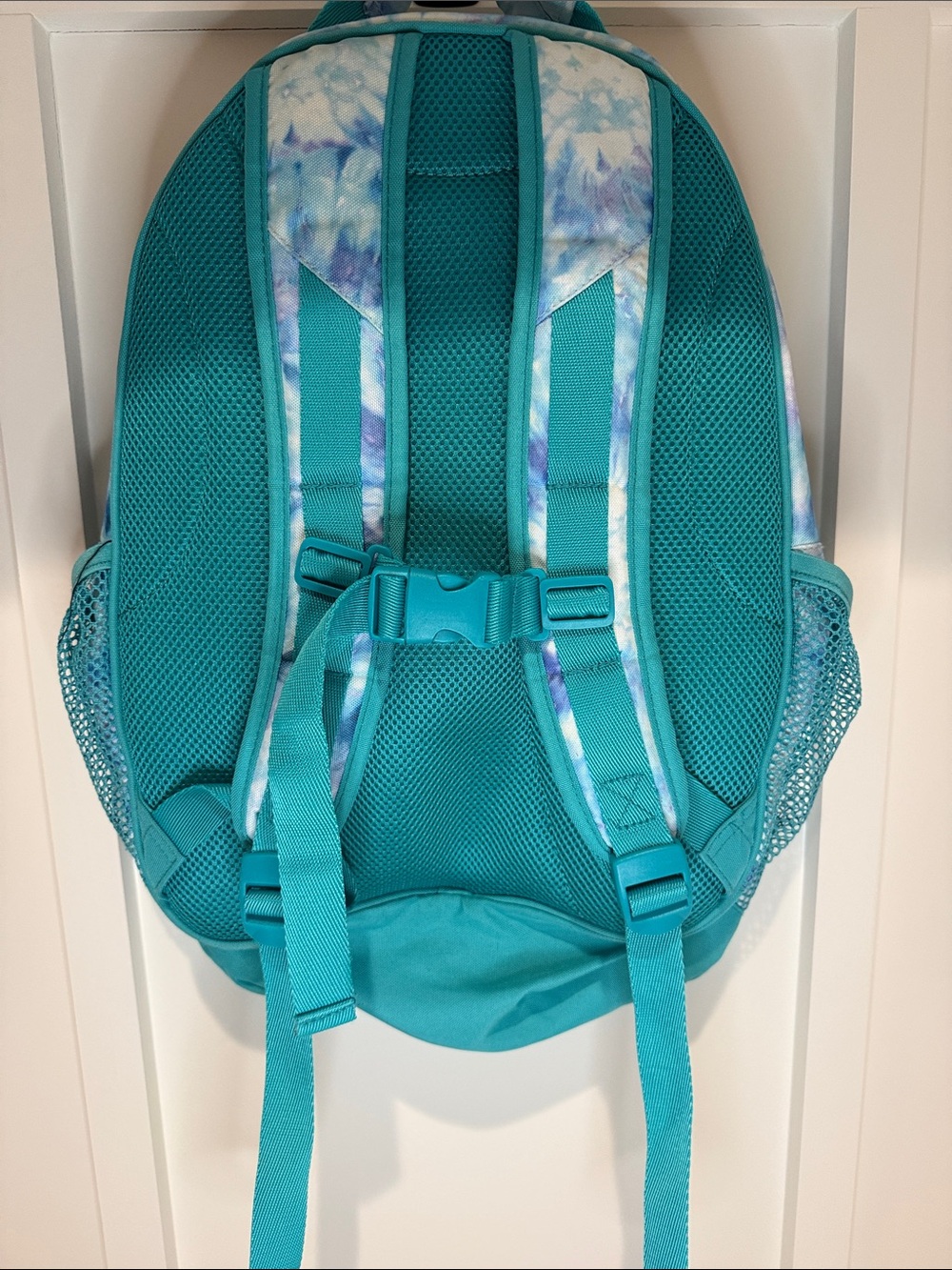 Pottery Barn Teen Tie-Dye Backpack in Aqua and Purple - Picture 4 of 5